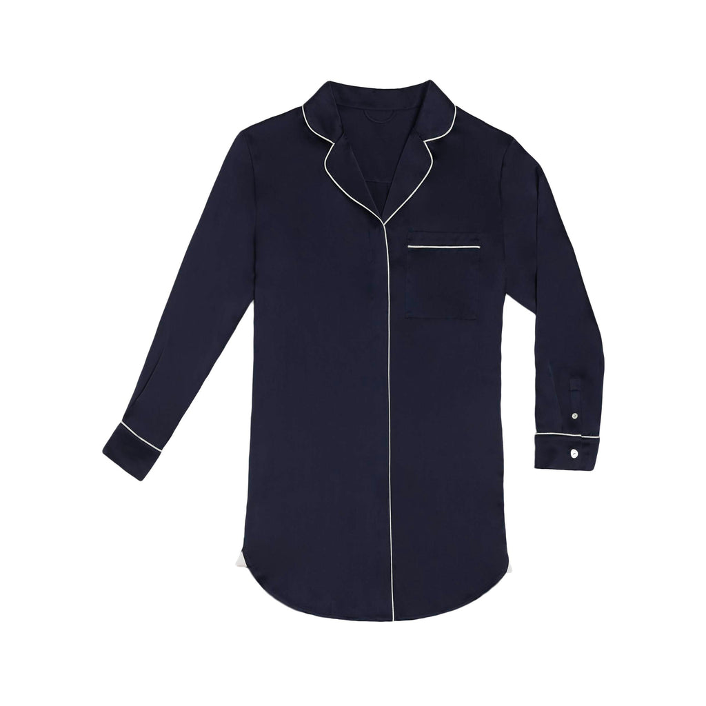 SILK SATIN NIGHTSHIRT