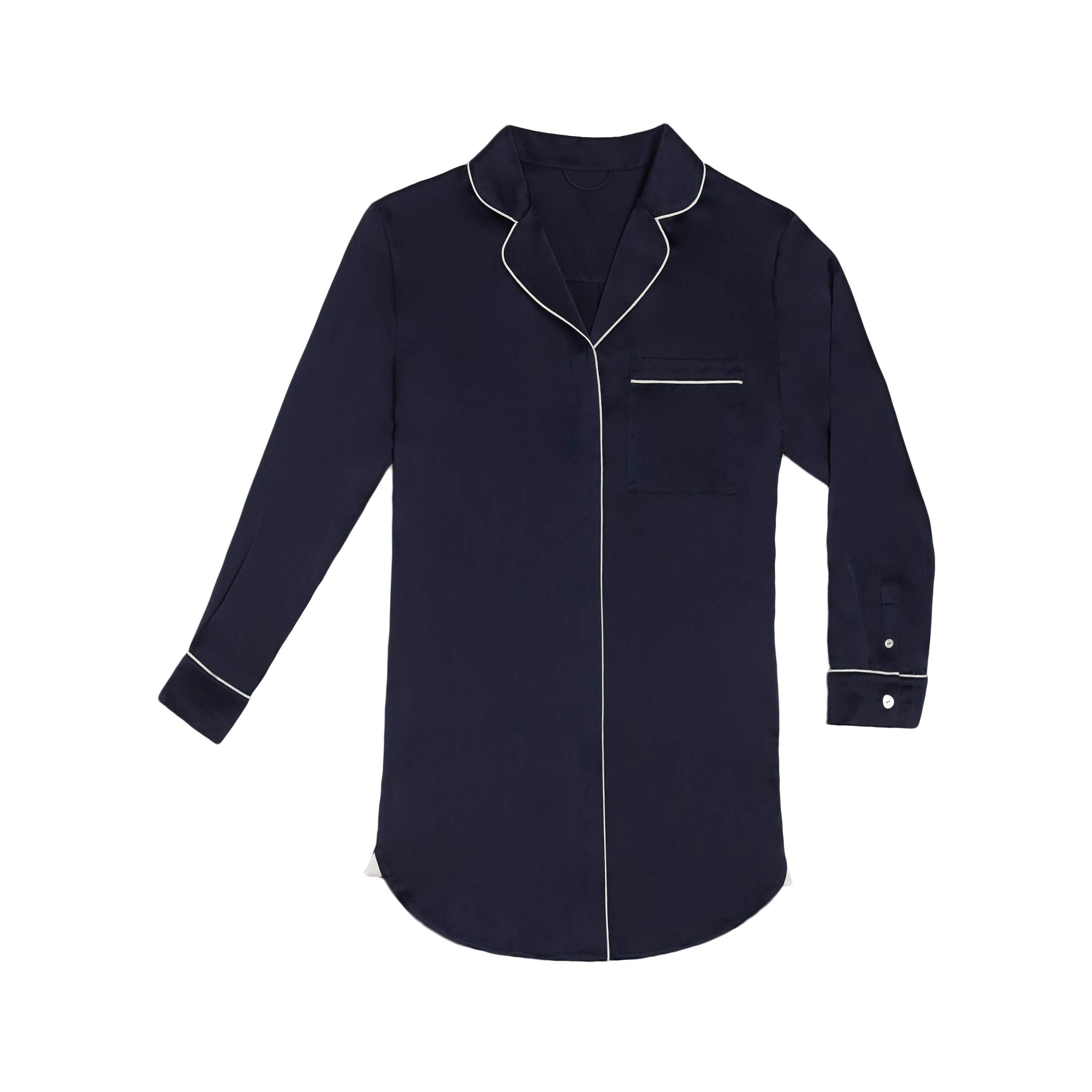 SILK SATIN NIGHTSHIRT