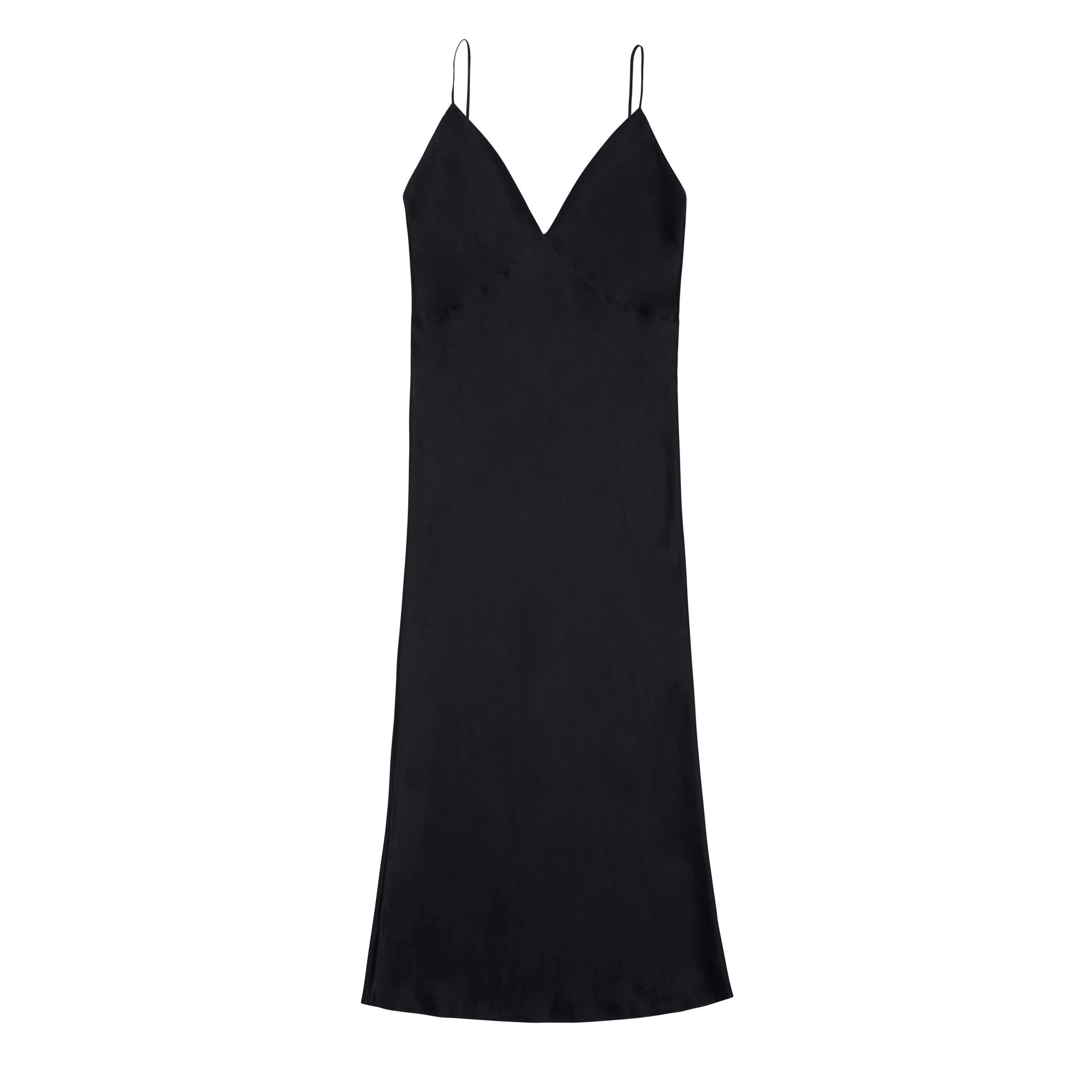 SILK SATIN SLIP DRESS