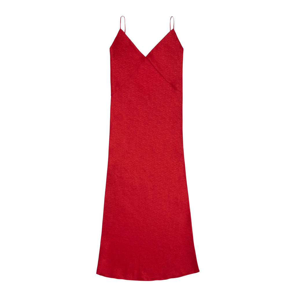 SILK JACQUARD  SLIP DRESS