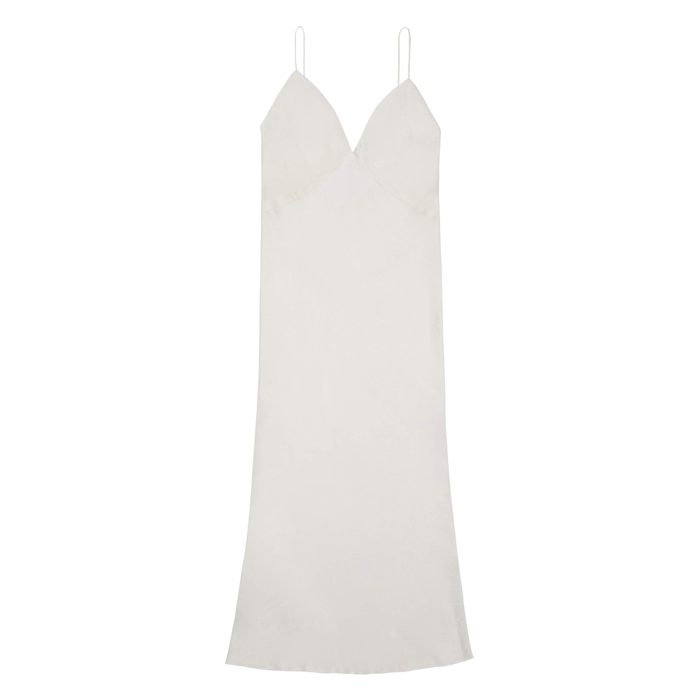 SILK JACQUARD SLIP DRESS