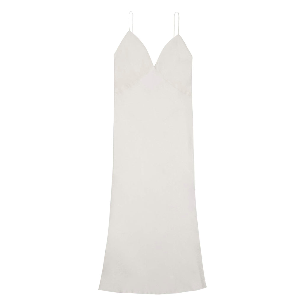 SILK SATIN SLIP DRESS