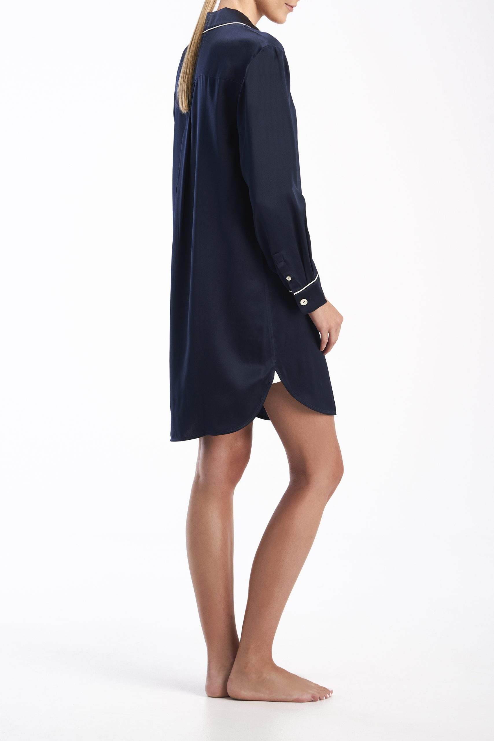 SILK SATIN NIGHTSHIRT