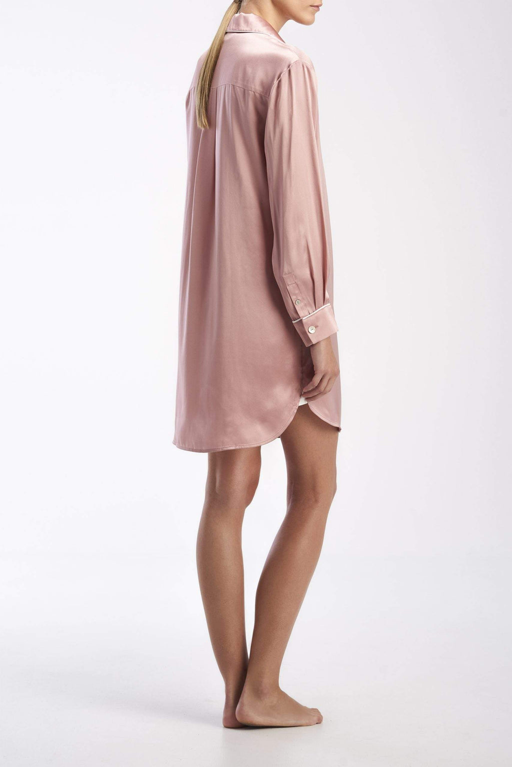 SILK SATIN NIGHTSHIRT