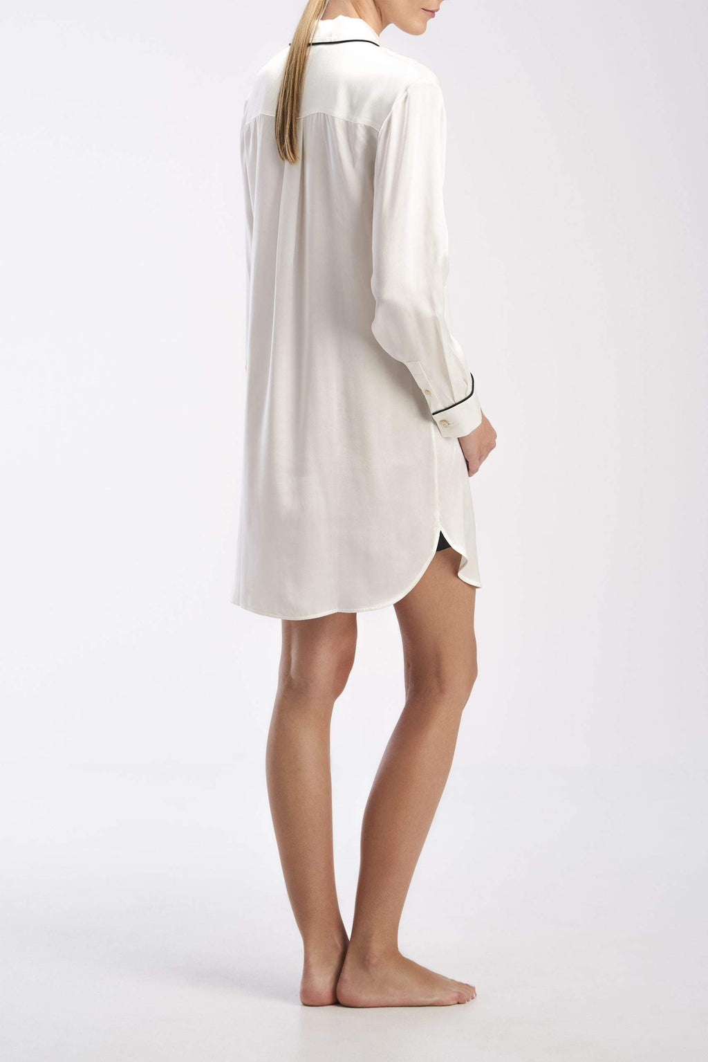 SILK SATIN NIGHTSHIRT