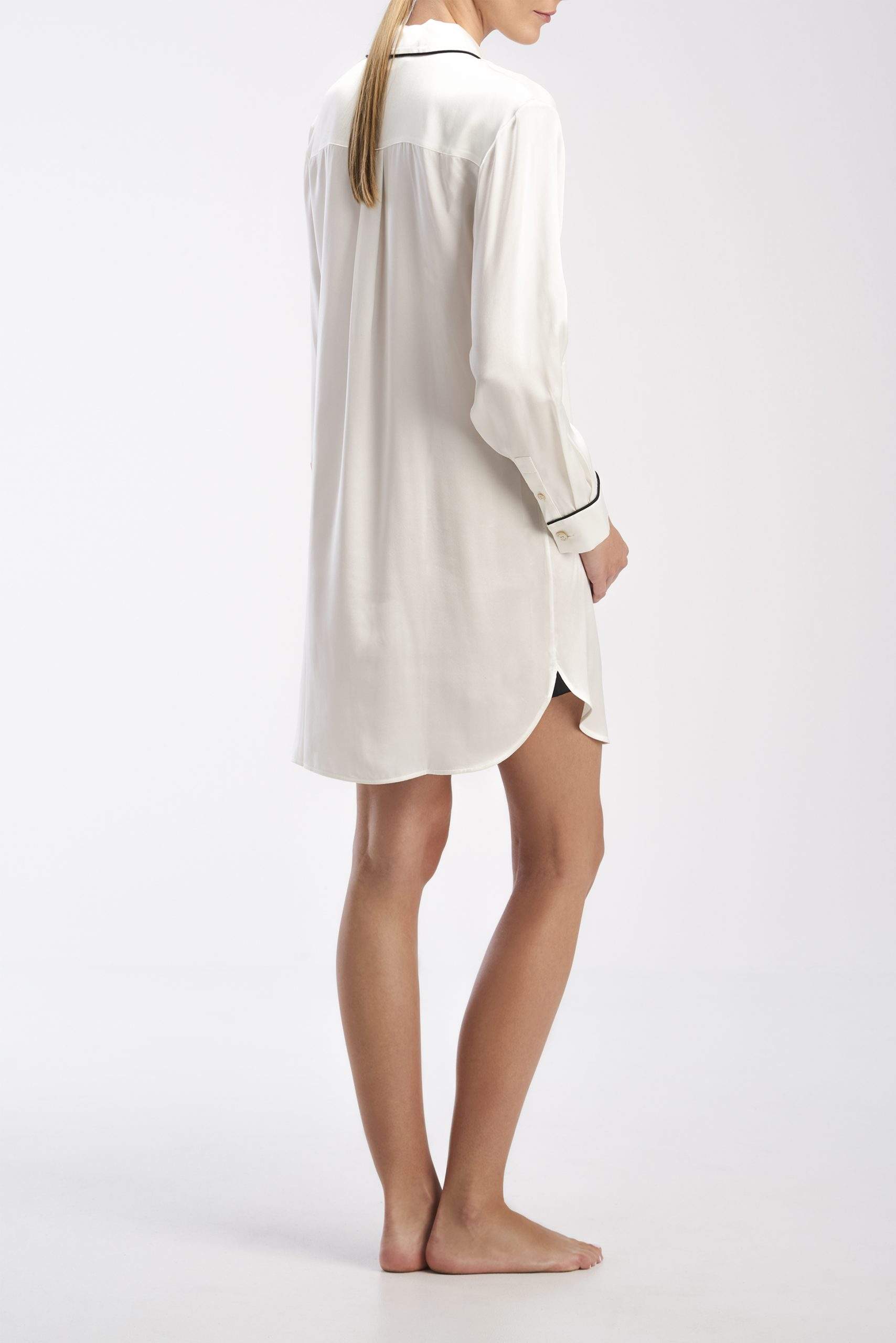 SILK SATIN NIGHTSHIRT