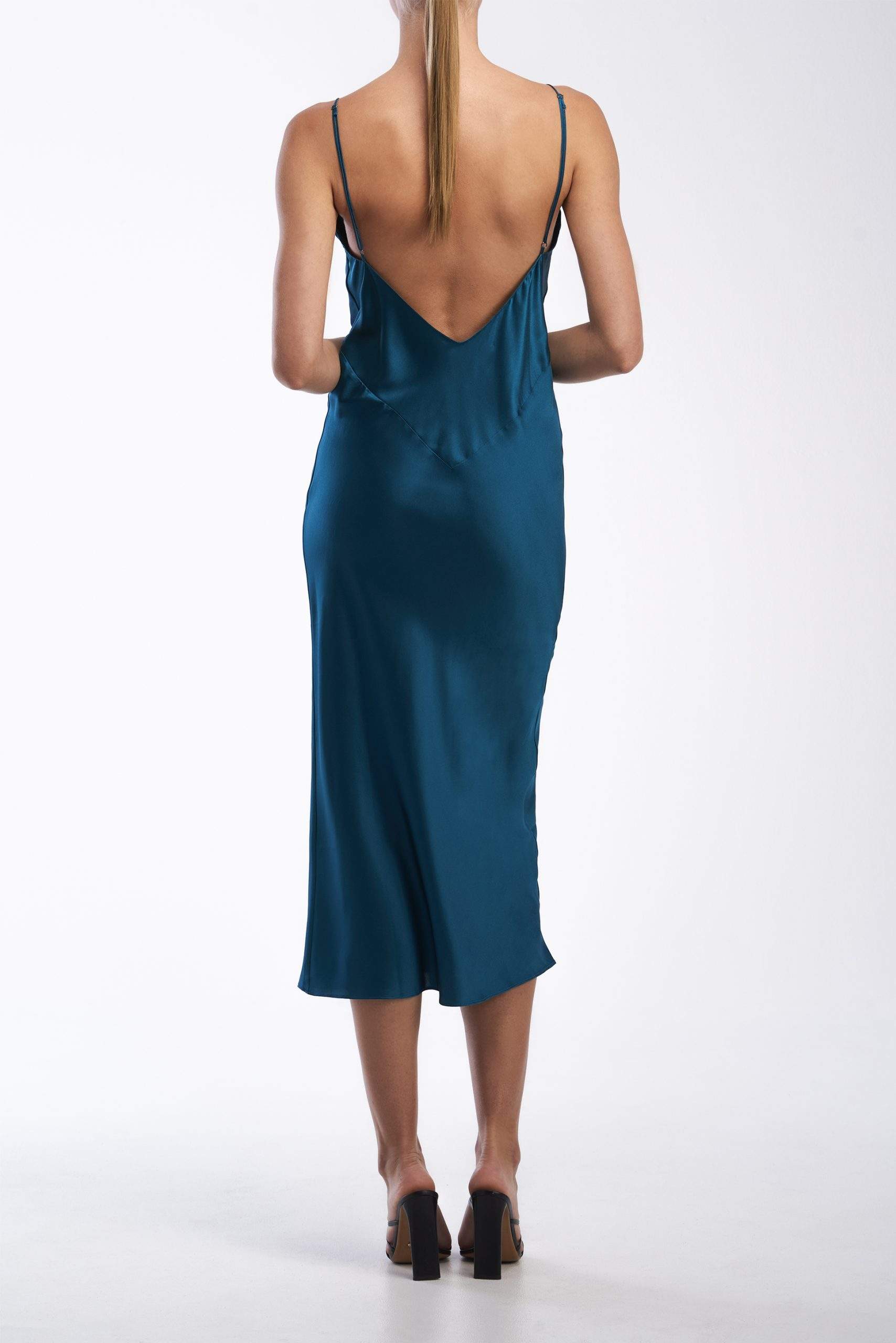 SILK SATIN SLIP DRESS