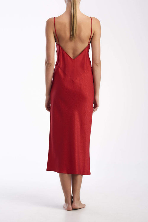 SILK JACQUARD  SLIP DRESS