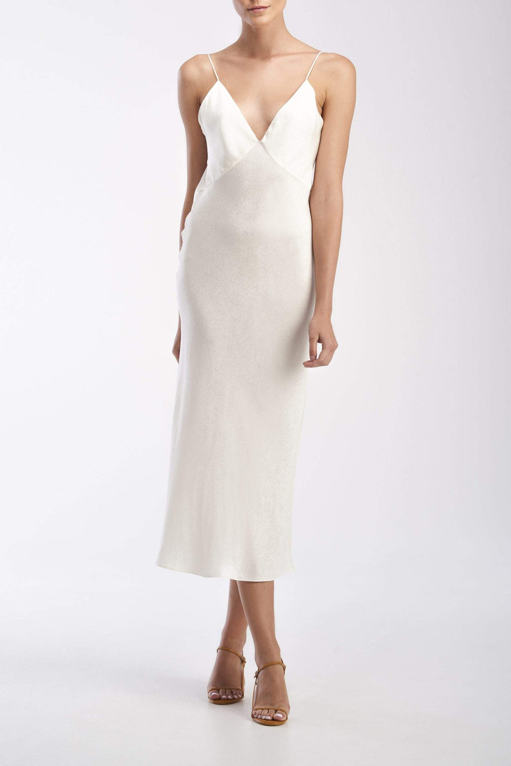 SILK SATIN SLIP DRESS