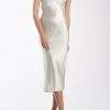 SILK SATIN SLIP DRESS